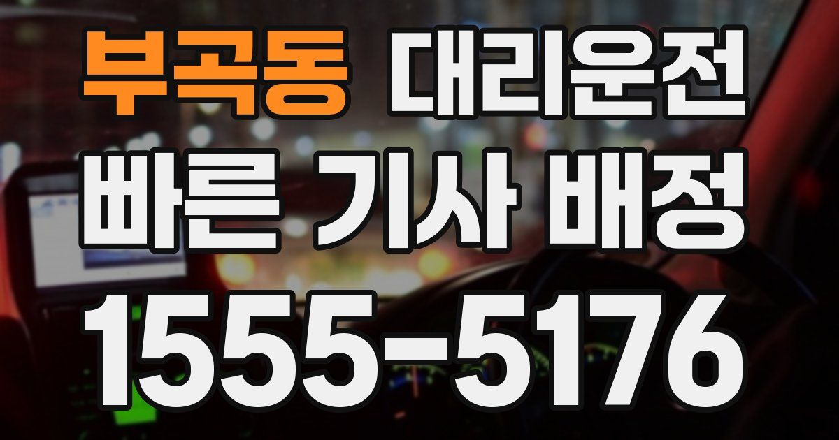 일일대리기사