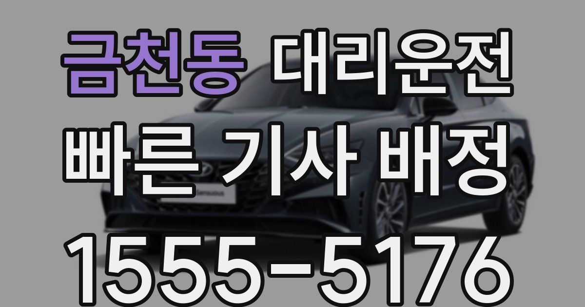 일일대리기사