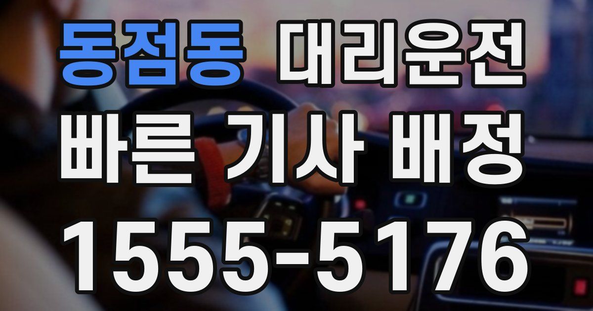 일일대리기사