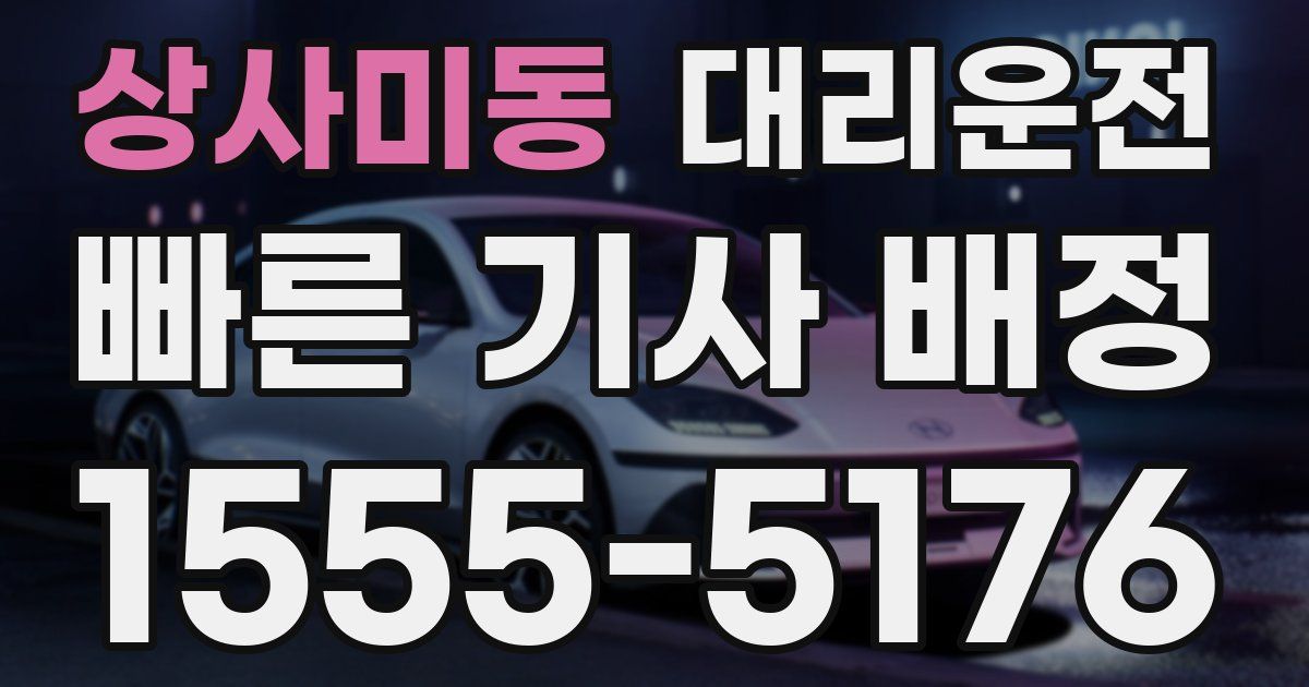 일일대리기사