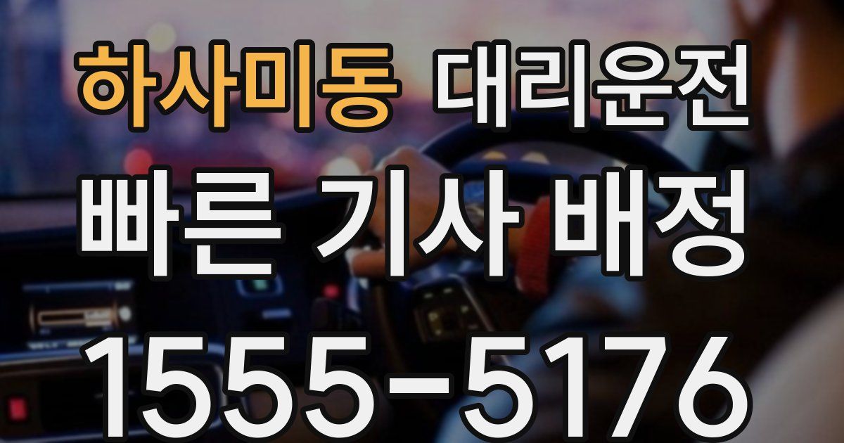 일일대리기사