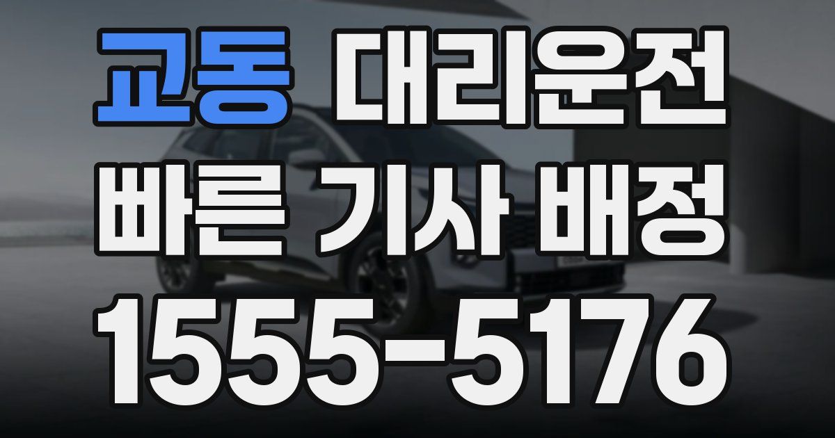 일일대리기사