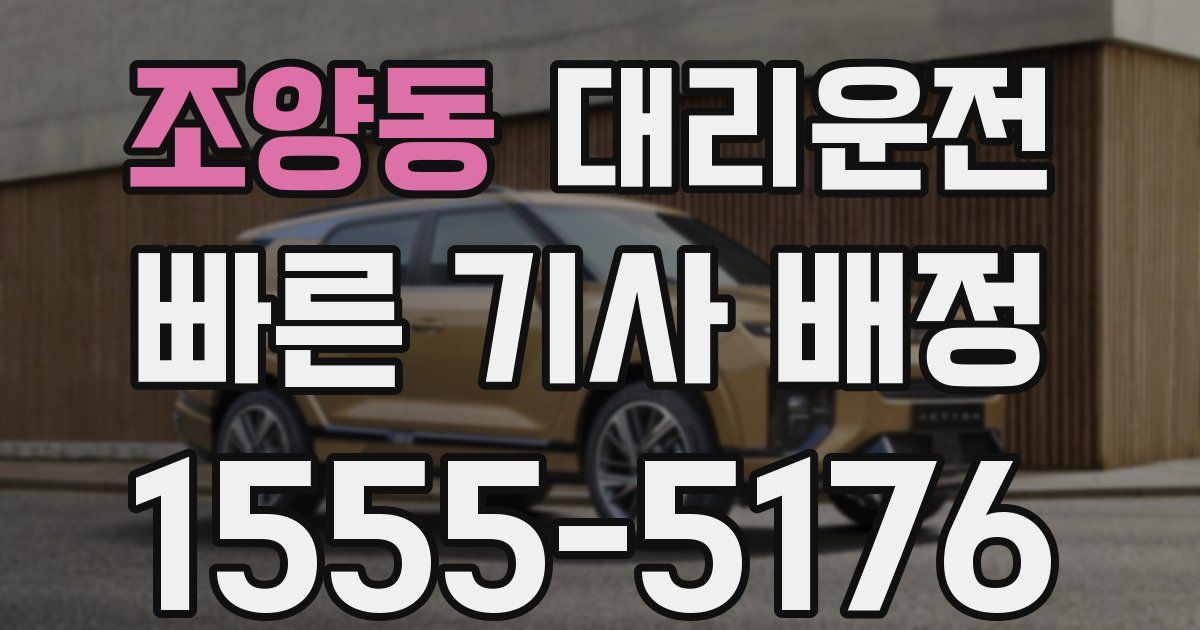 일일대리기사