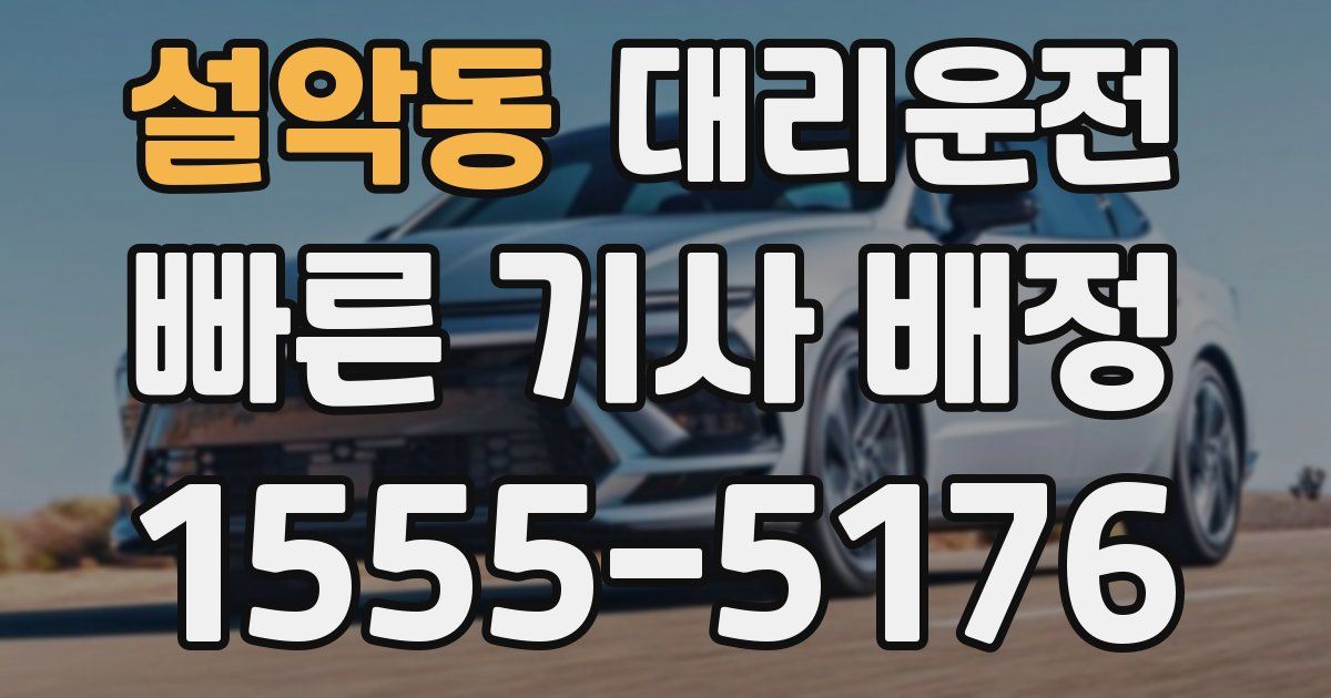 일일대리기사