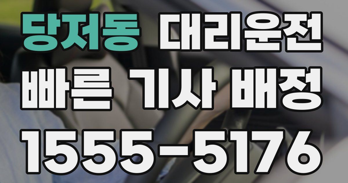 일일대리기사