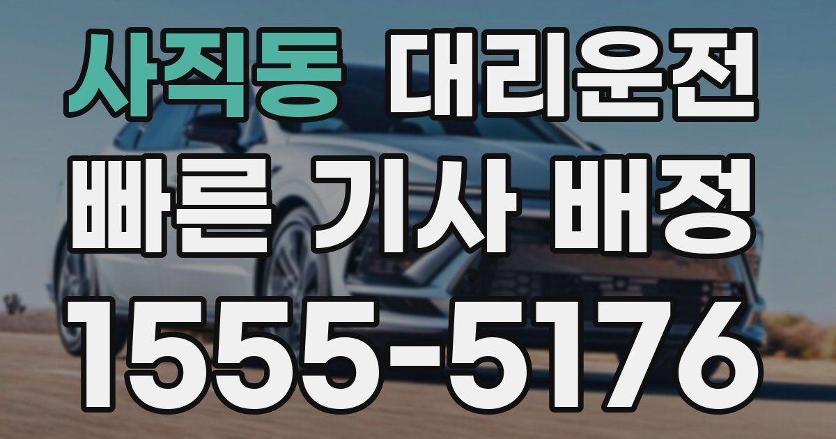 일일대리기사
