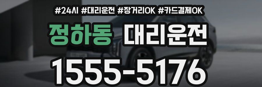 정하동 대리운전