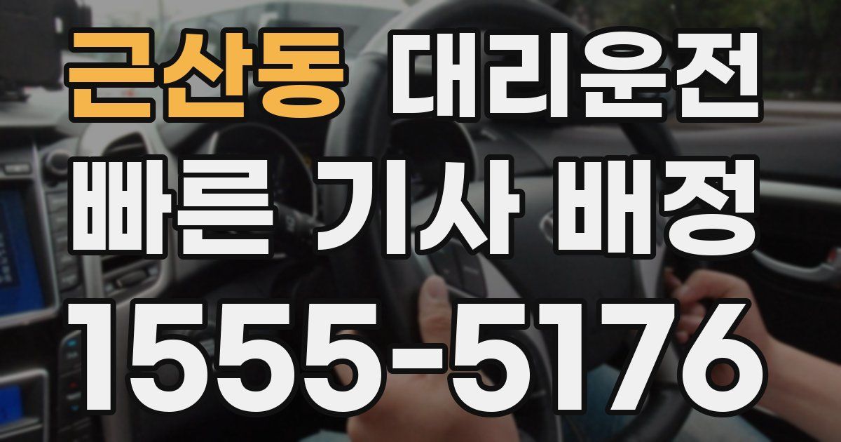 일일대리기사