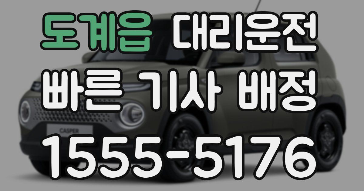 일일대리기사
