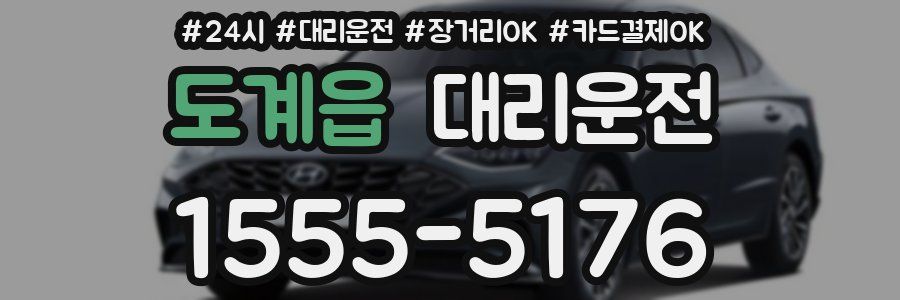 도계읍 대리운전
