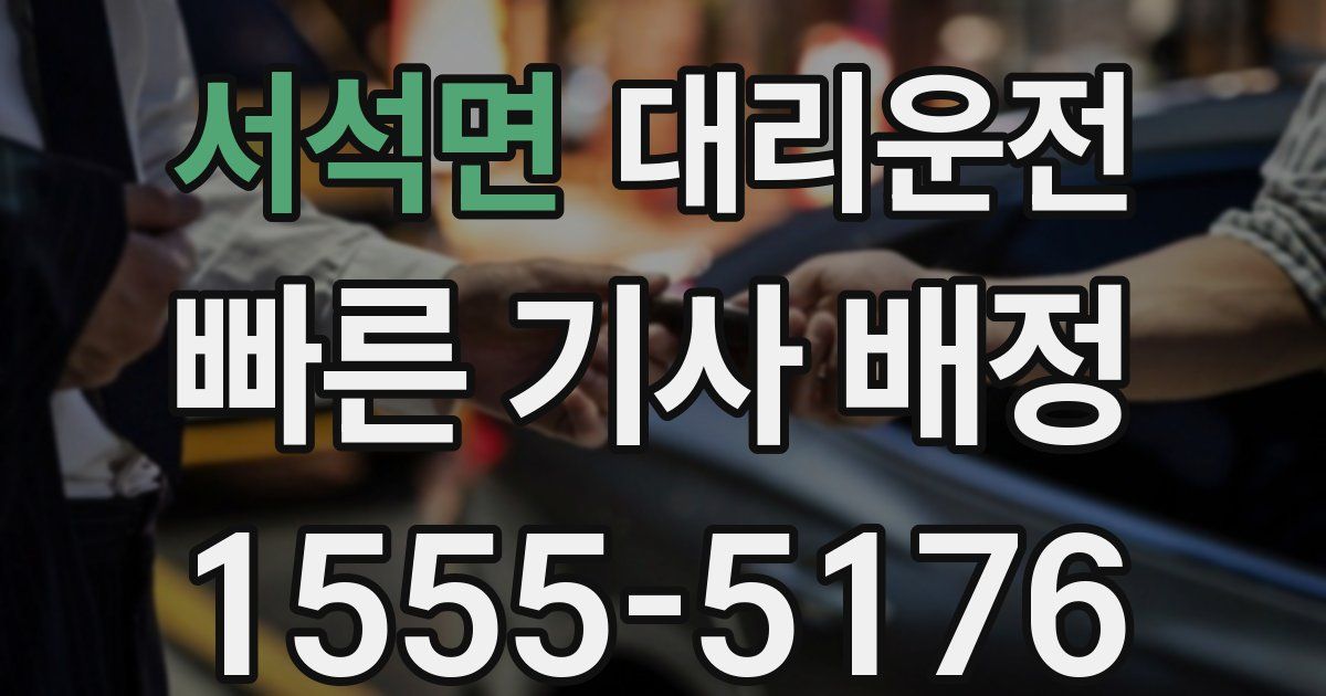 일일대리기사