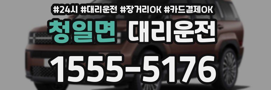 청일면 대리운전