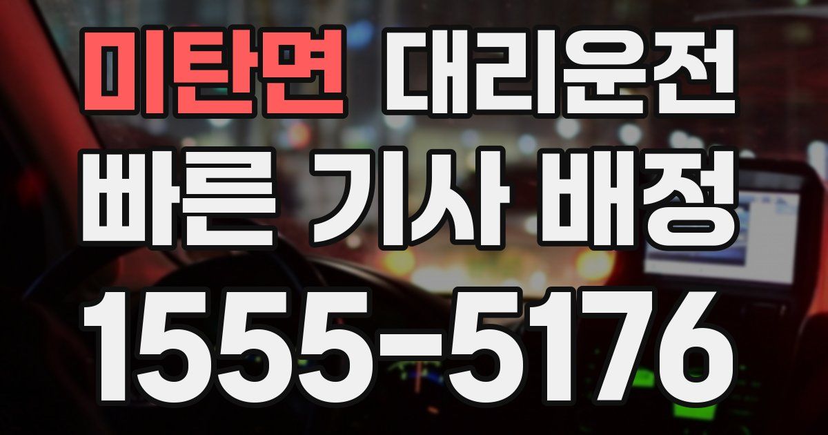 일일대리기사