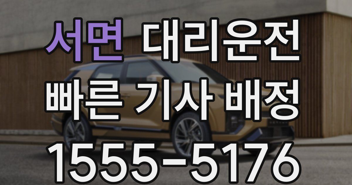 일일대리기사