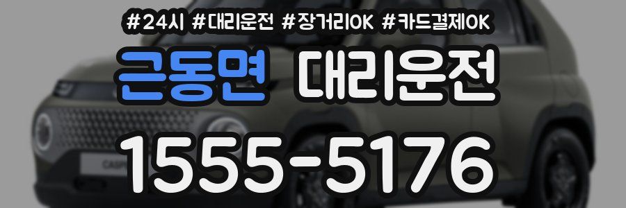 근동면 대리운전
