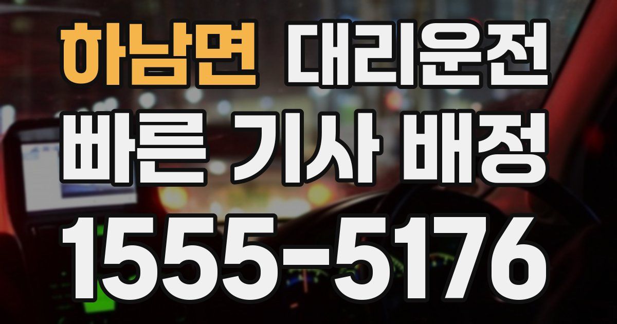 일일대리기사
