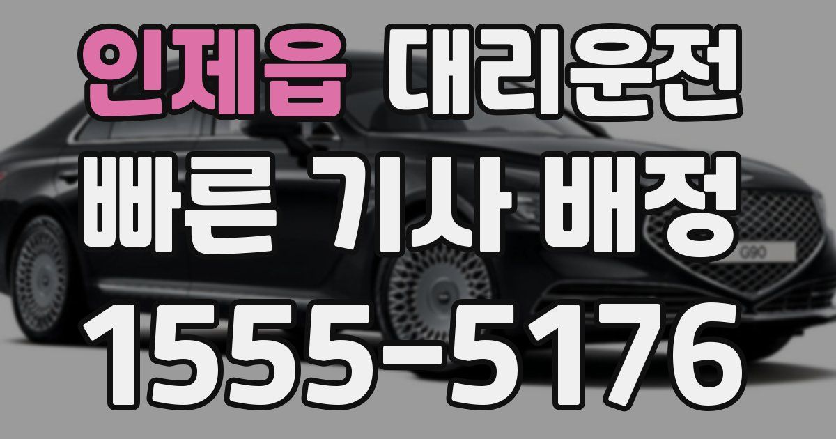 일일대리기사