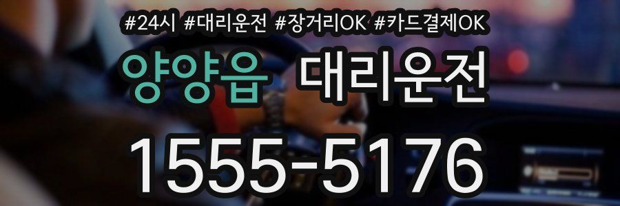 양양읍 대리운전