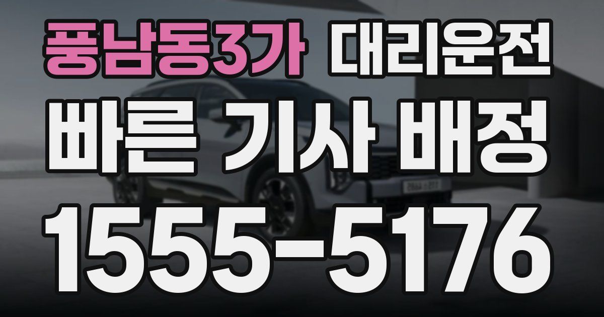 일일대리기사
