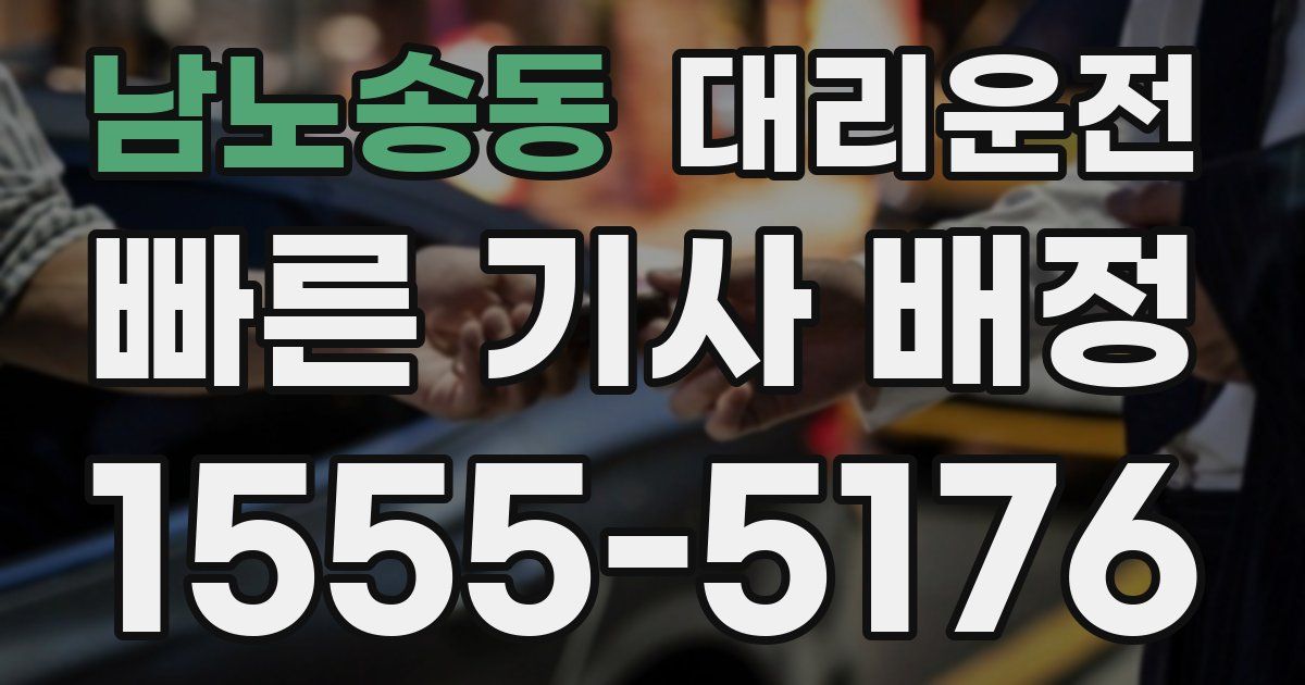 일일대리기사