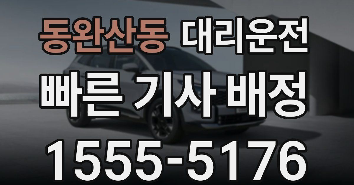 일일대리기사