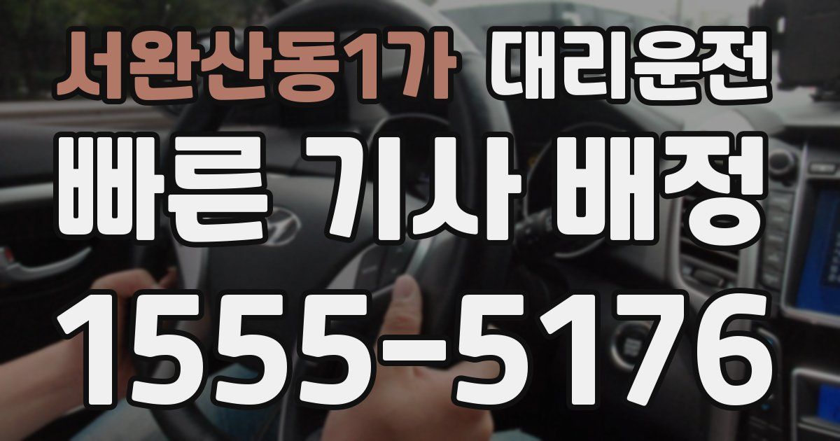 일일대리기사