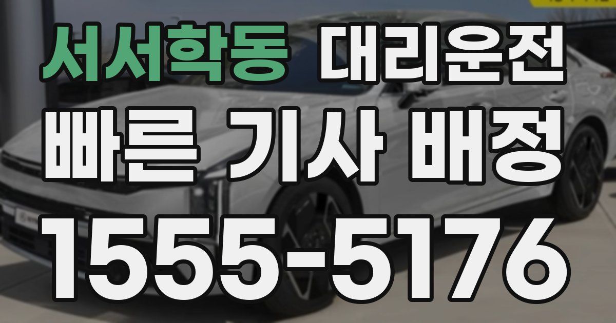 일일대리기사