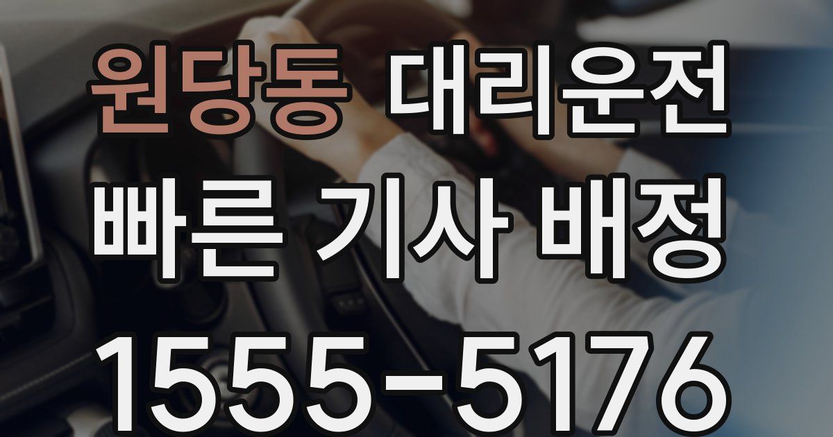 일일대리기사