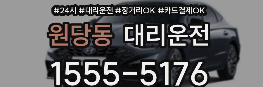 원당동 대리운전
