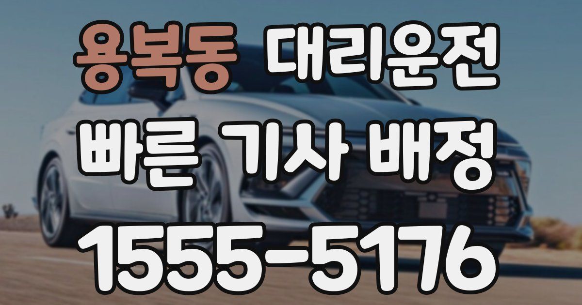 일일대리기사