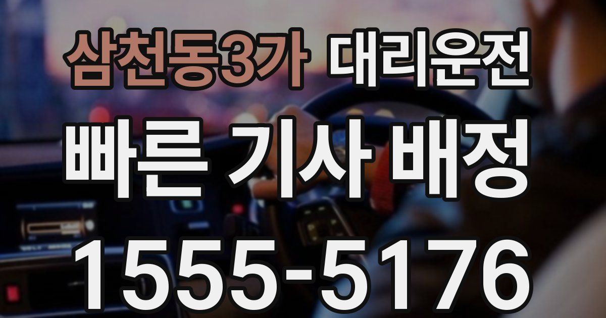 일일대리기사