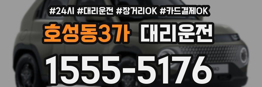 호성동3가 대리운전