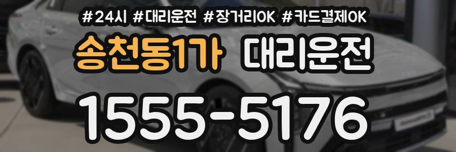 송천동1가 대리운전