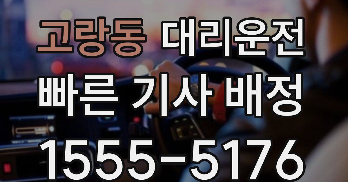 일일대리기사