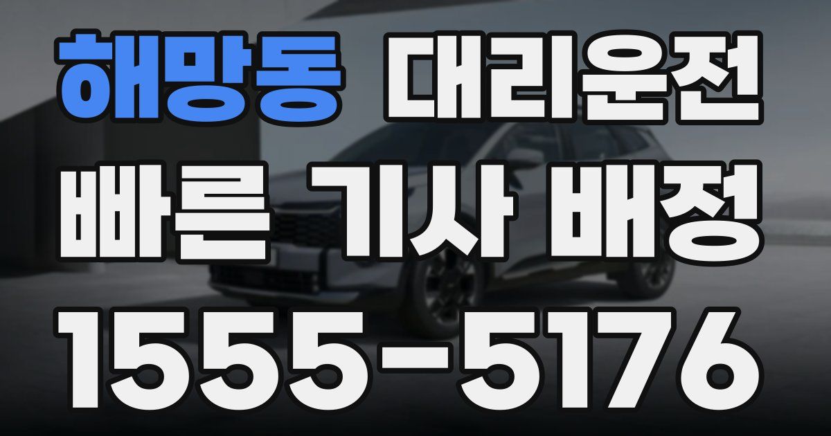 일일대리기사
