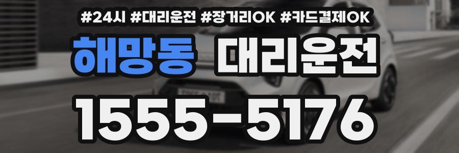 해망동 대리운전