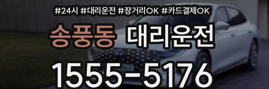 송풍동 대리운전