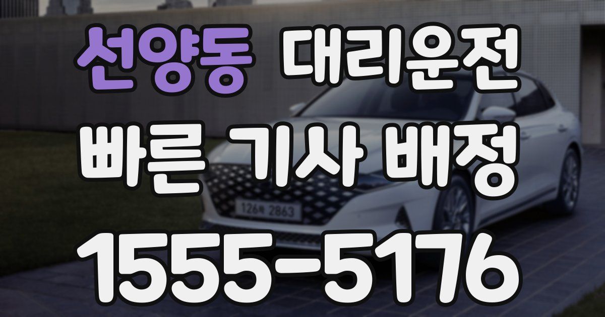일일대리기사
