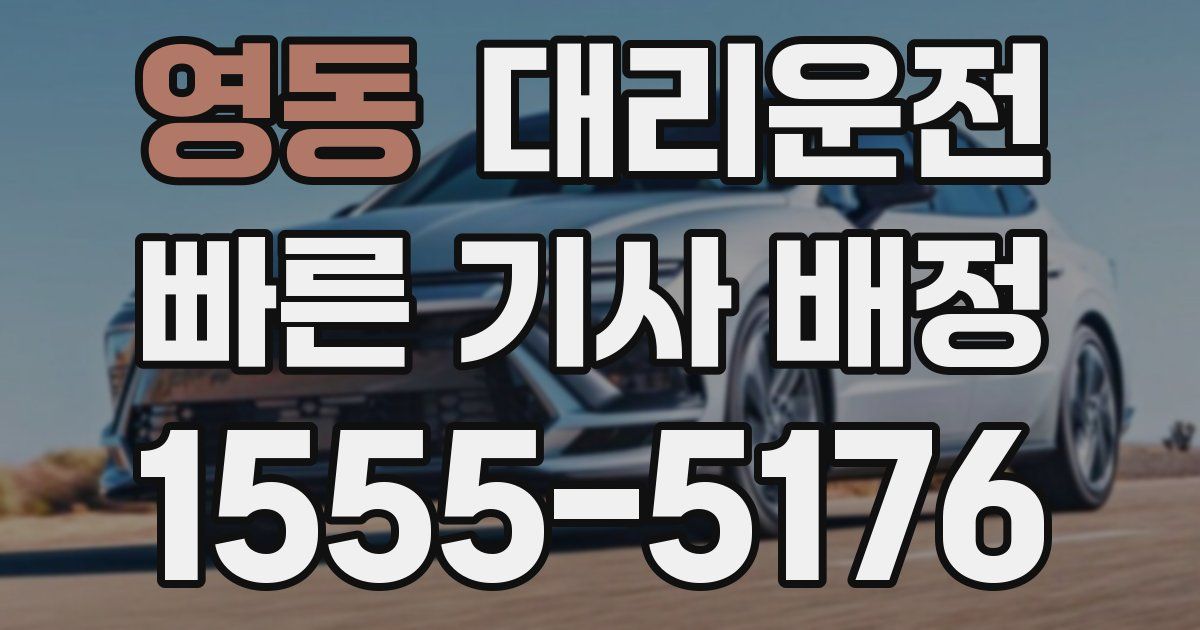 일일대리기사