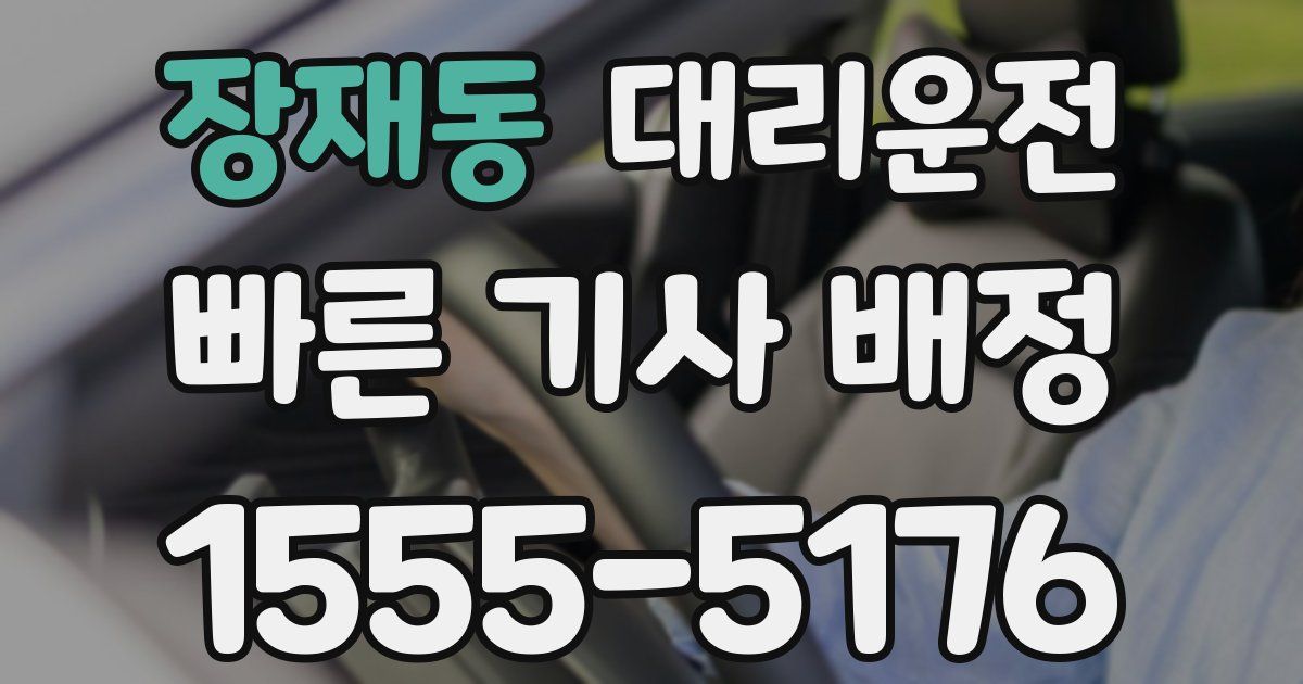 일일대리기사