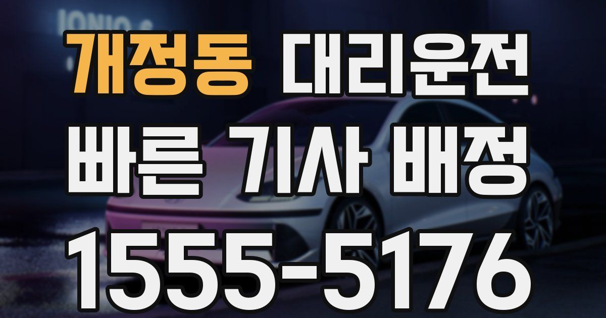일일대리기사