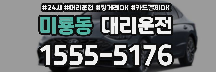 미룡동 대리운전
