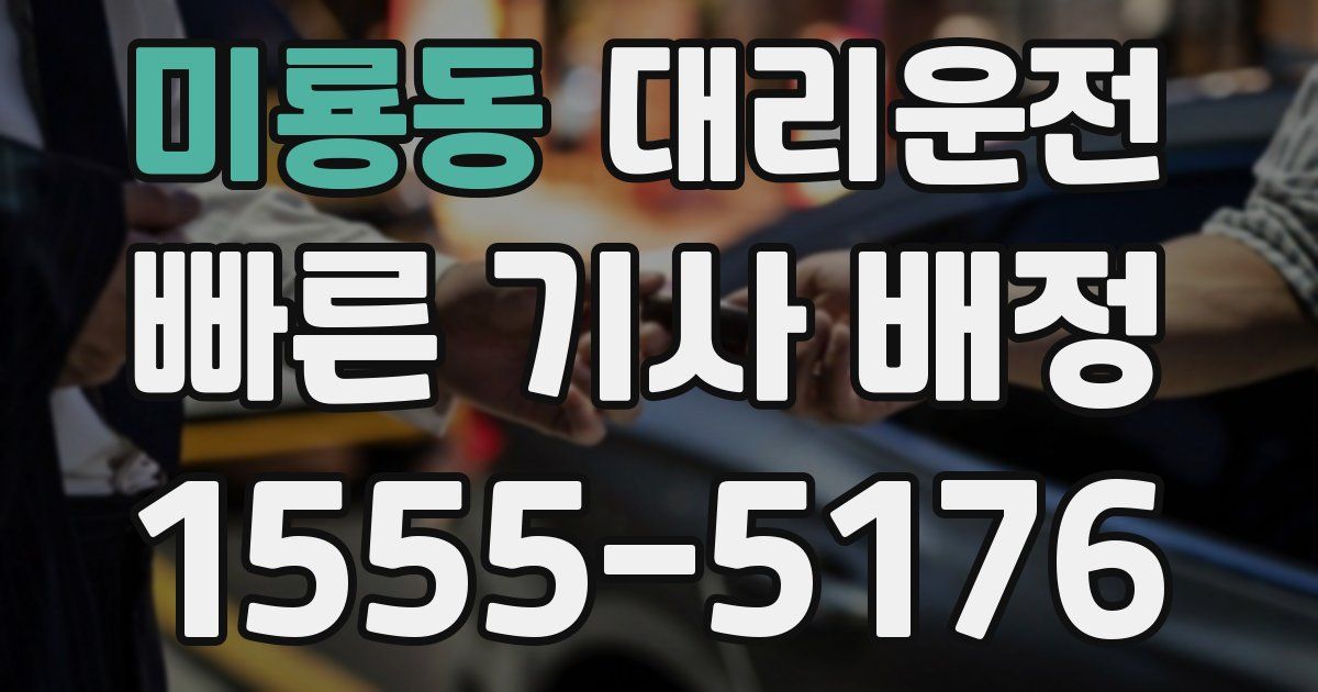 일일대리기사