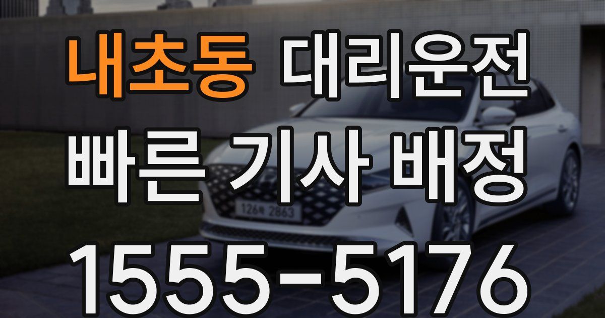 일일대리기사