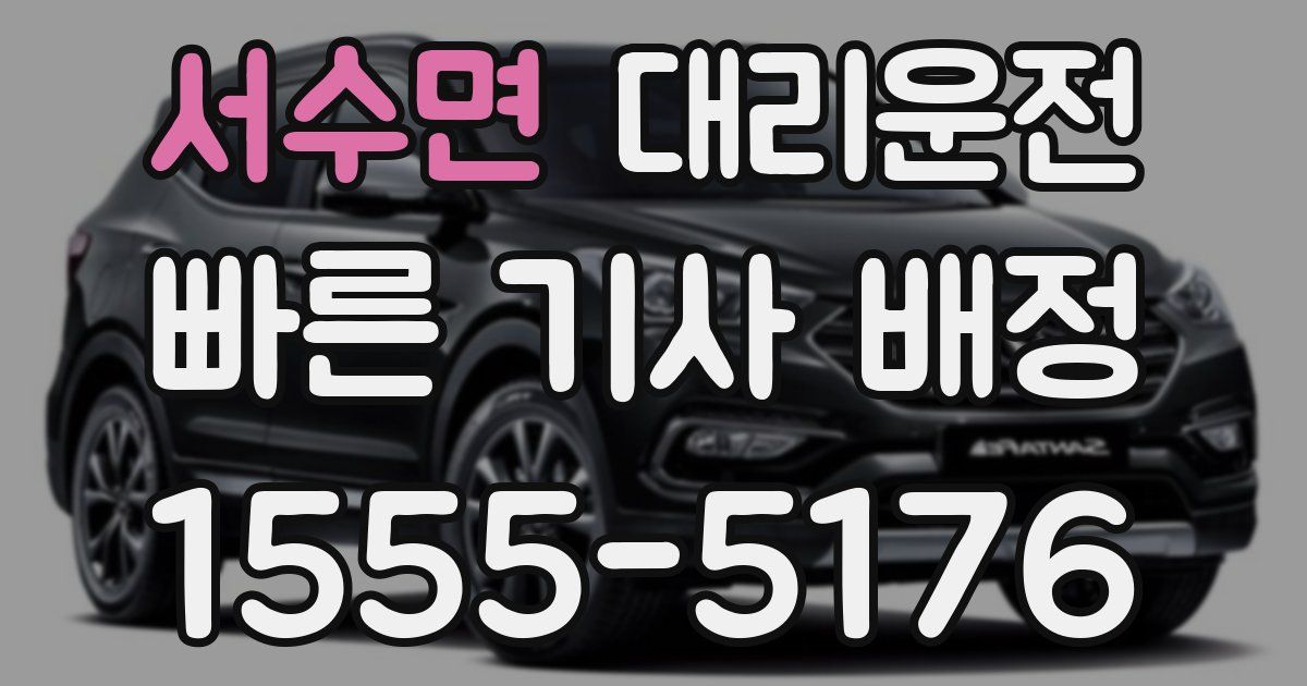 일일대리기사