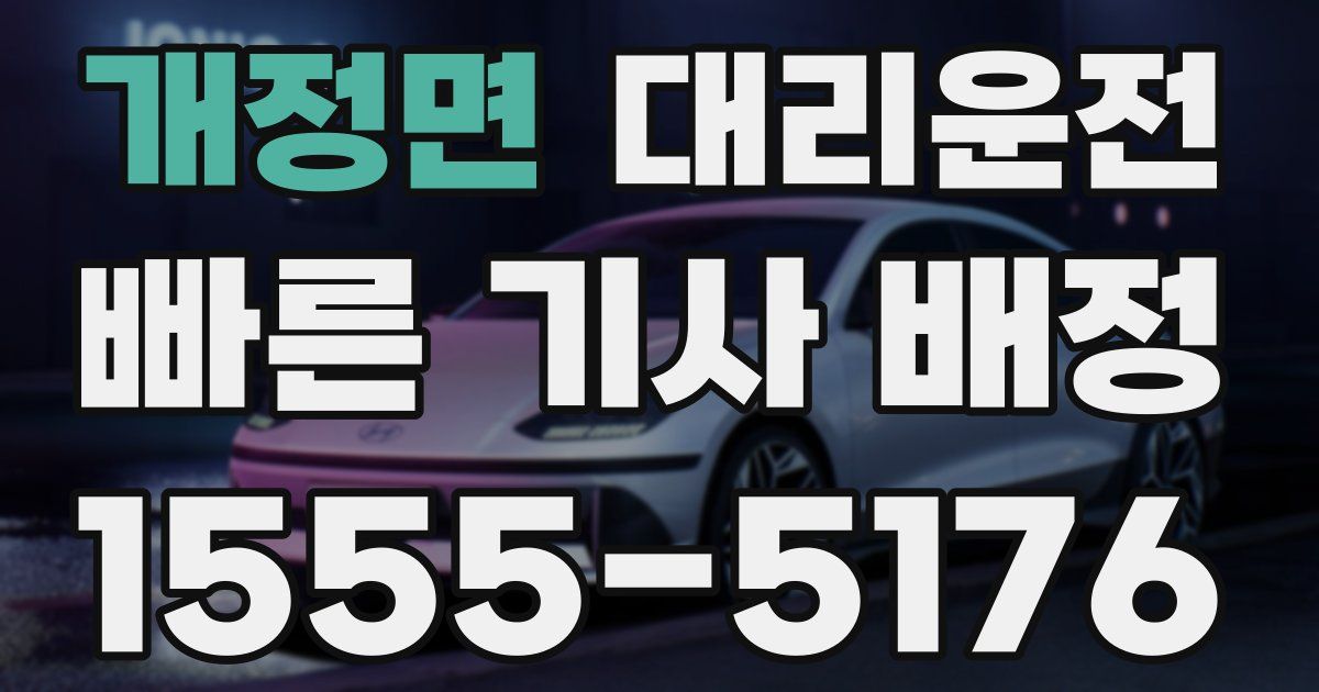 일일대리기사
