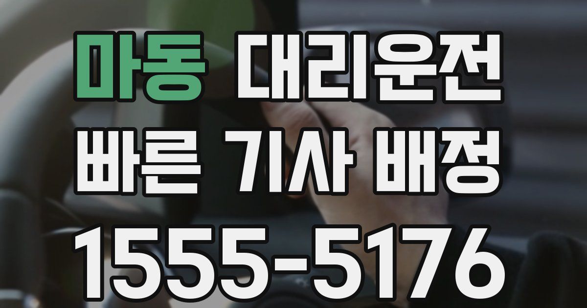 일일대리기사
