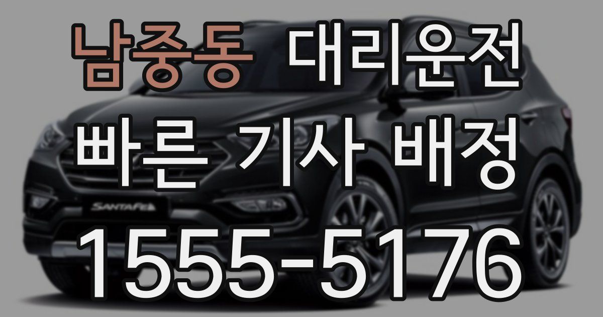 일일대리기사
