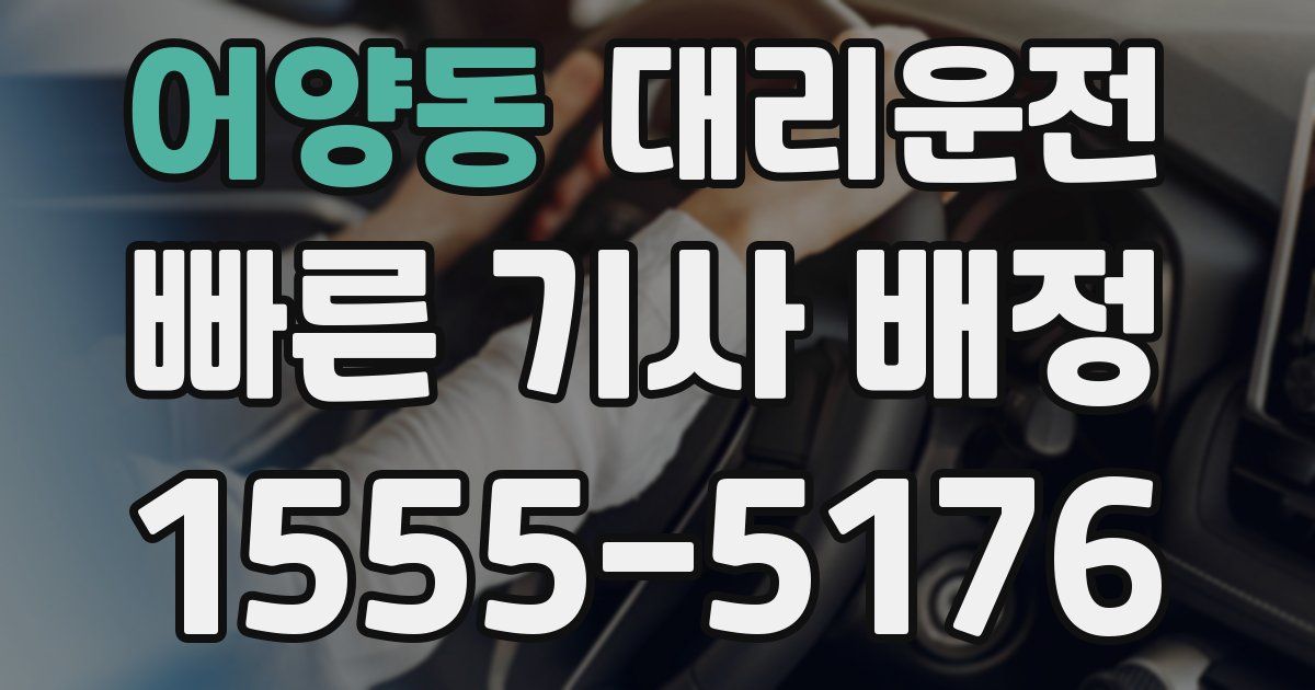 일일대리기사