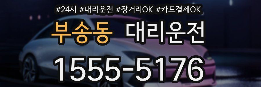 부송동 대리운전